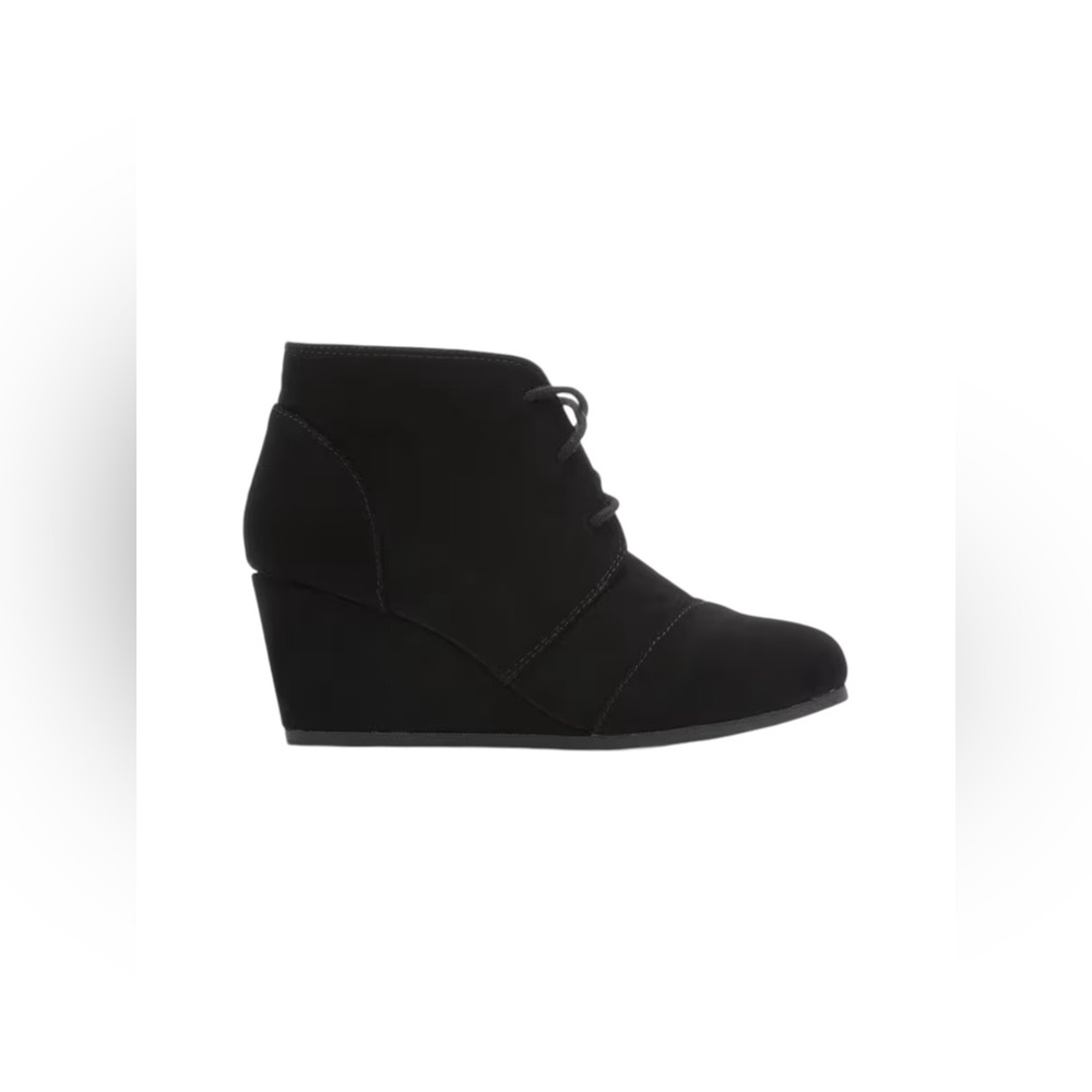 🆕 Lov Mark | Skye Wedge Black Booties | Size: 7